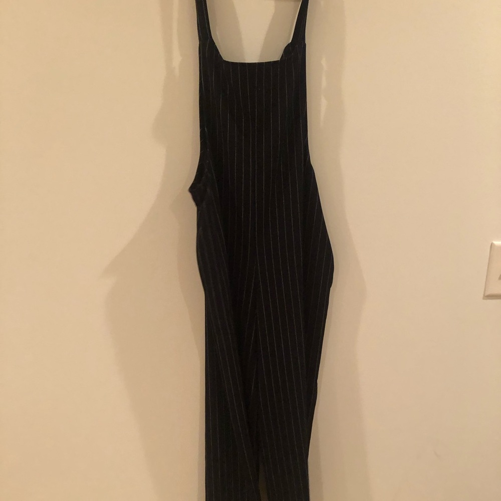 Black pin stripe jumper